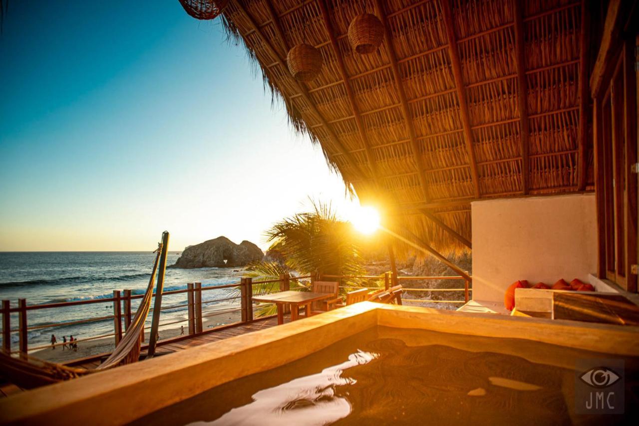 Hotel Nude Zipolite & Beach Club Esterno foto