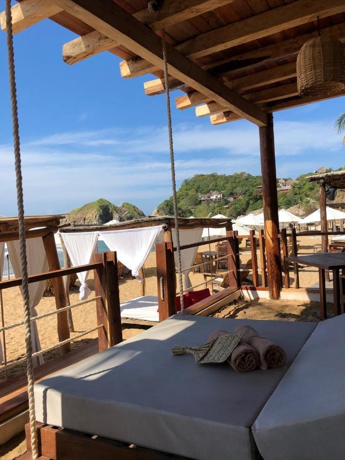 Hotel Nude Zipolite & Beach Club Esterno foto
