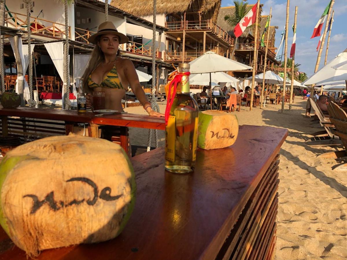 Hotel Nude Zipolite & Beach Club Esterno foto
